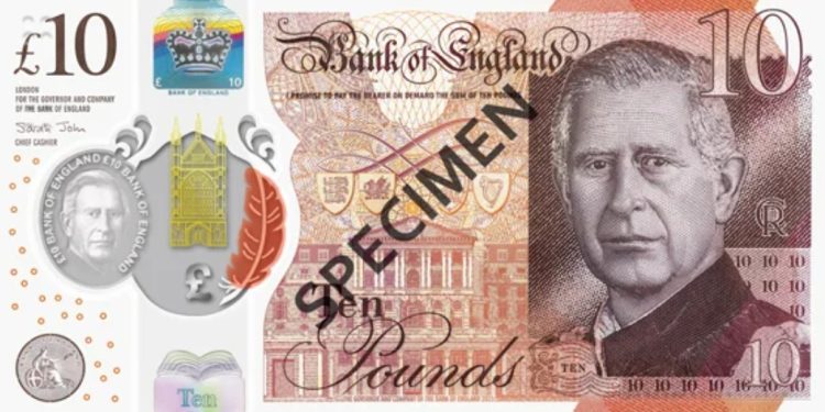 Нова банкнота с изображението на Чарлз III беше продадена за почти 17 000 лири стерлинги Нова банкнота с изображението на Чарлз III беше продадена за почти 17 000 лири стерлинги