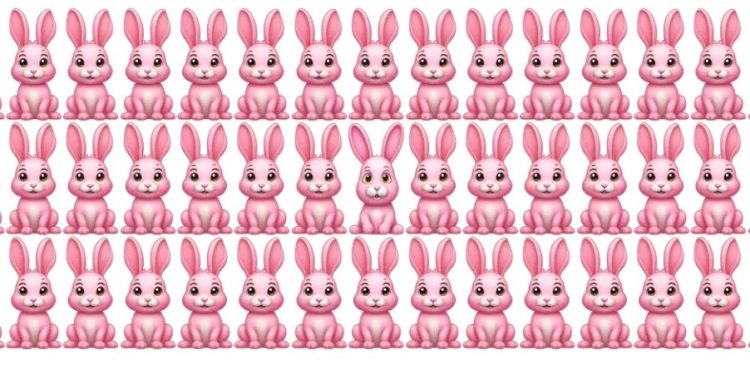 Тест за интелигентност: само 10% от хората могат да намерят различния заек за 7 секунди!