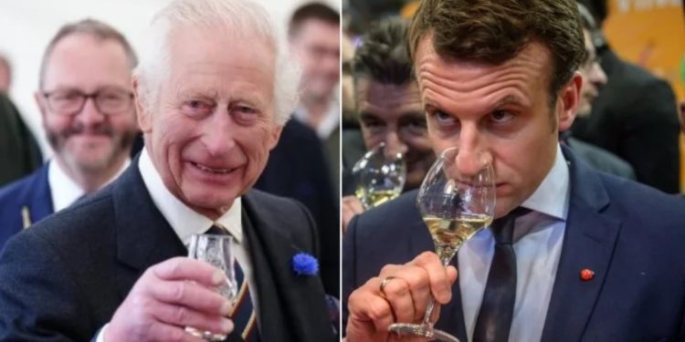 Вечерята на крал Чарлз на стойност 500 000 евро пробива дупка в бюджета на френския президент Вечерята на крал Чарлз на стойност 500 000 евро пробива дупка в бюджета на френския президент