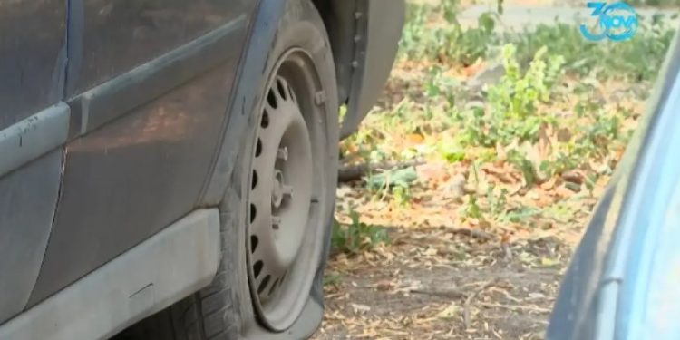 В столицата ни дозина коли „осъмнаха“ с нарязани гуми