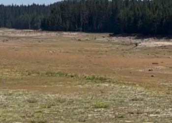 Мъж притесни за пълно пресъхване на наш язовир